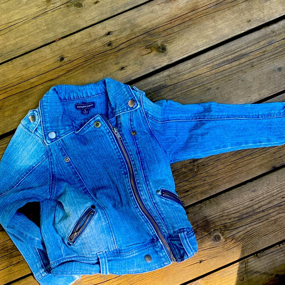 Pumpkin patch denim jacket - Picture 2 of 6